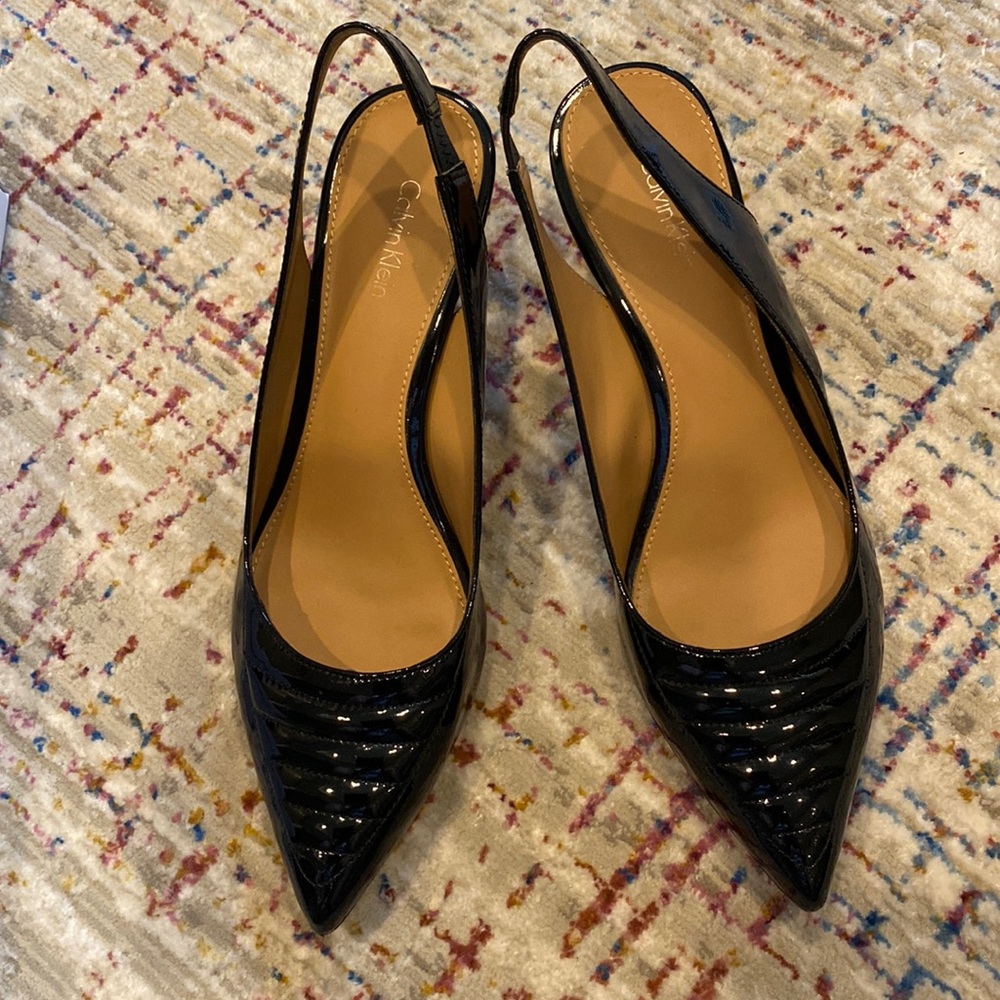 Calvin Klein Patent Leather Dress Shoes